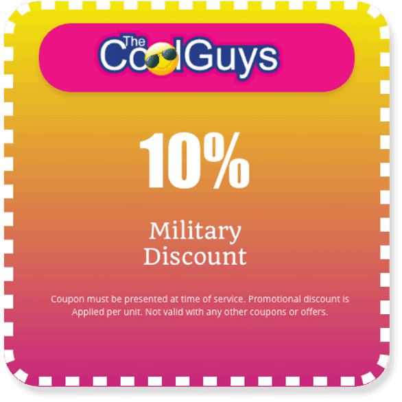 A military discount for the cool guys